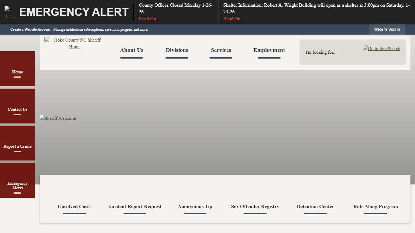 Sheriff's Office Hoke County, NC - Official Website